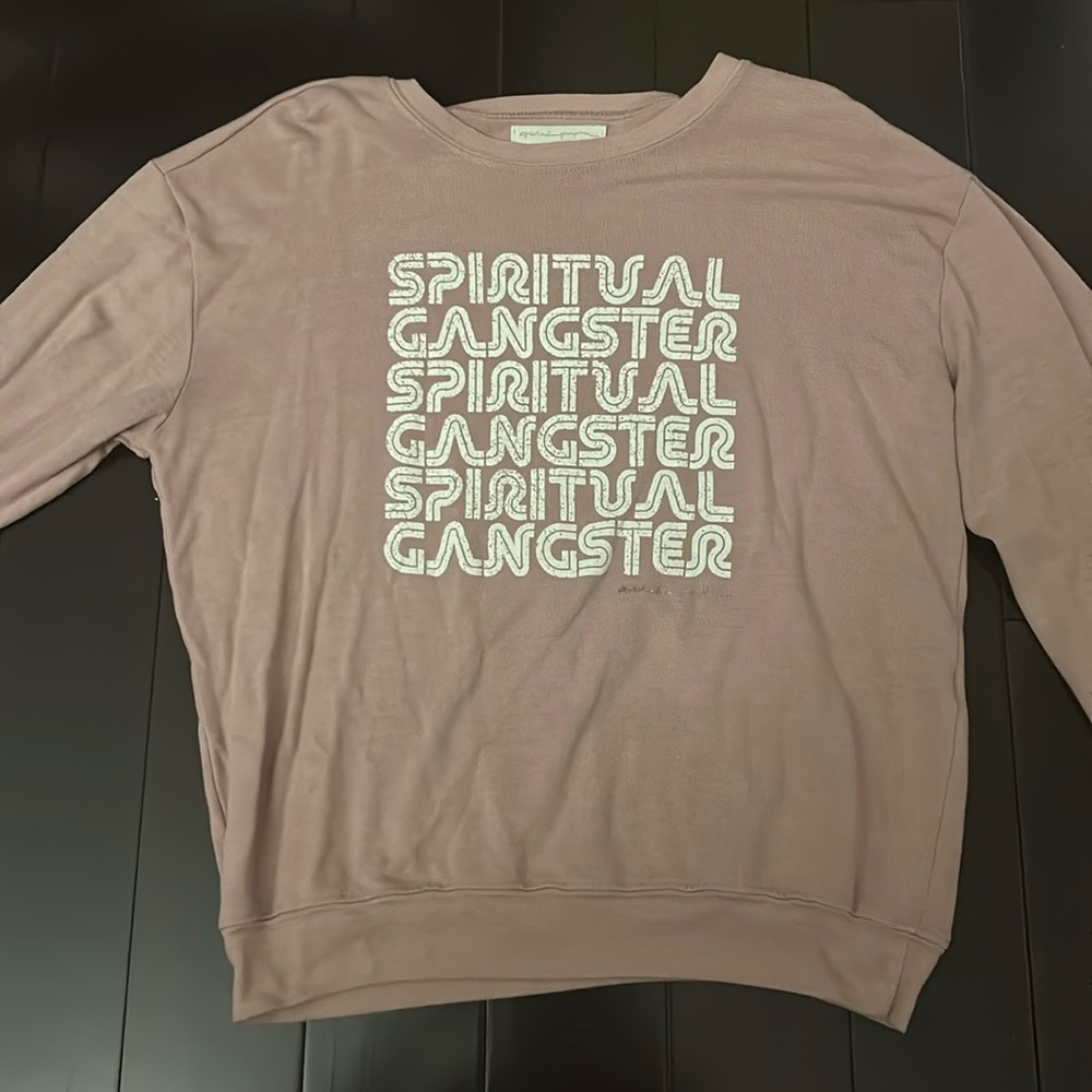 Spiritual gangster sweatshirt size large